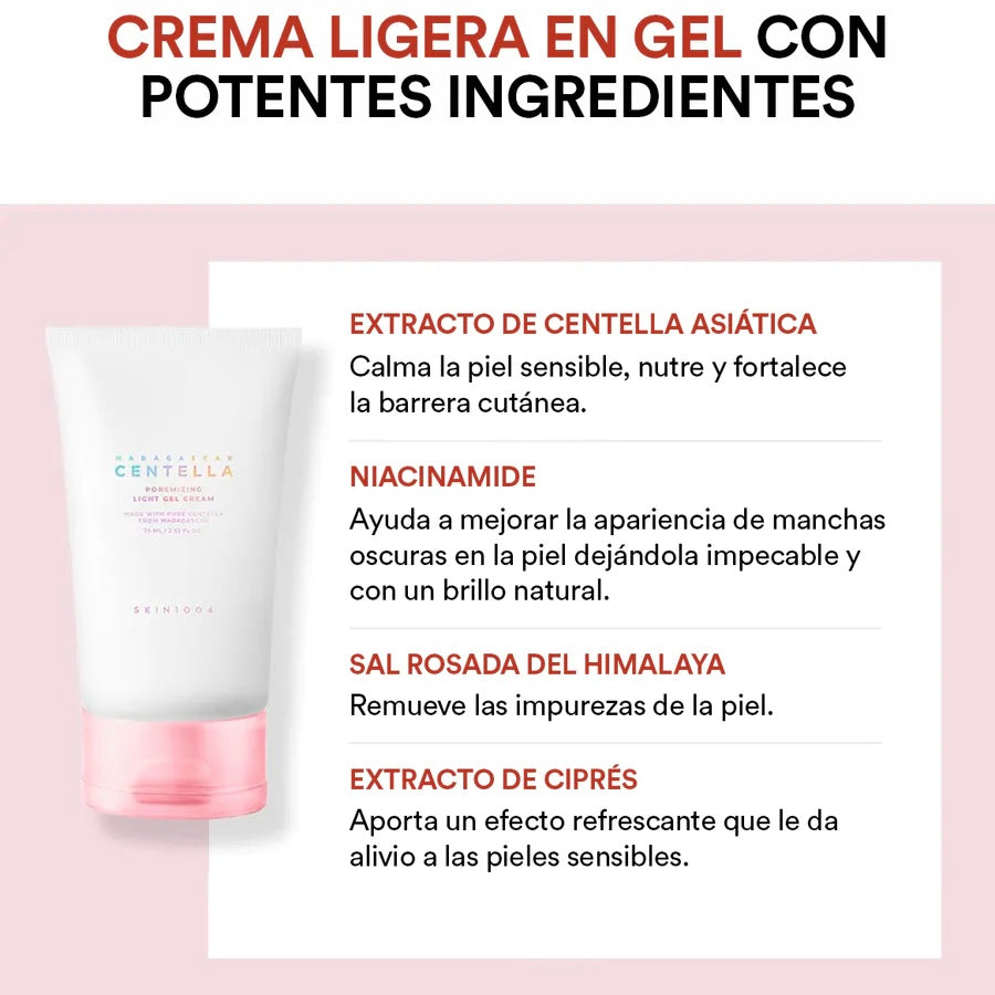SKIN1004 Poremizing Gel Cream 75 ml – Crema poros dilatados y flacidez facial