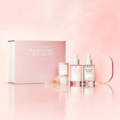 SKIN1004 Set Quick & Easy Pore Care + Serum Poremizing + Serum Brithtening  (4 piezas)