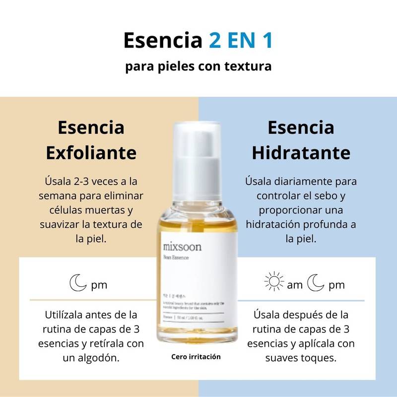 MIXSOON Bean Essence Serum Exfoliante (30 ml)